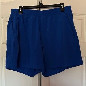 Lululemon Athletica Men's Blue Pace Breaker 5” Length Shorts